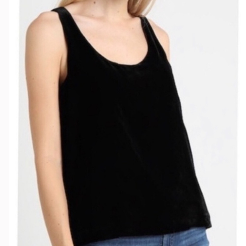 J crew velvet tank top